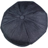 Capas Big Apple in Dark Navy Denim Newsboy Cap