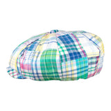 Capas 8 4 Madras in Multi Cotton Newsboy Cap