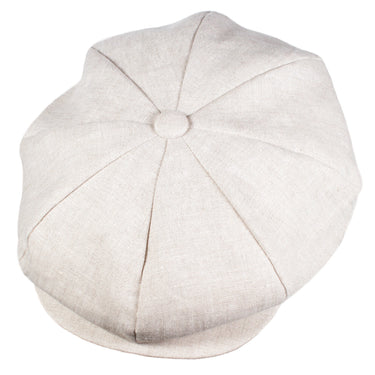 Capas Big Apple Linen Newsboy Cap