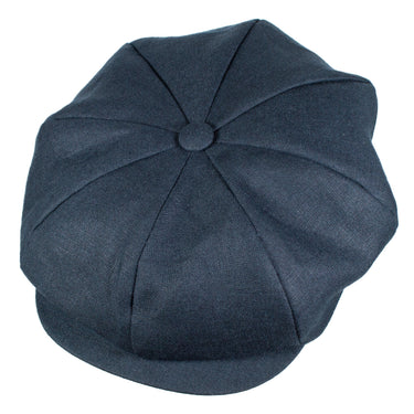 Capas Big Apple Linen Newsboy Cap