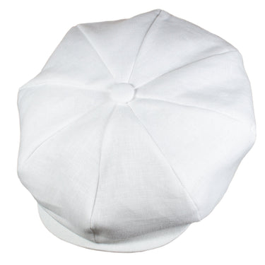 Capas Big Apple Linen Newsboy Cap