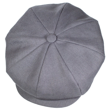 Capas Big Apple Linen Newsboy Cap