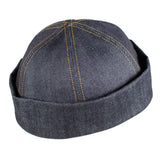 Capas Davo in Dark Navy Denim Cap