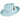 Capas Voyager Straw Teardrop Fedora in Light Blue