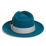 Ferrecci Crushable in Acid Blue Australian Wool Fedora