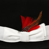 Ferrecci Crushable in Black and White Australian Wool Fedora