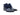 Calf & Suede Three Buckles Monk Chukka Boot in Navy #color_ Navy