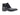 Calf & Suede Three Buckles Monk Chukka Boot in Black #color_ Black