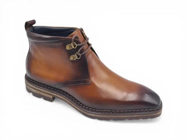 Calfskin Chukka Boot with Lug Sole