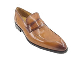 Carrucci Shoes Calfskin Modern Classic Penny Loafer