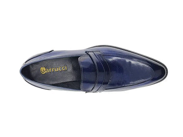 Carrucci Shoes Calfskin Modern Classic Penny Loafer