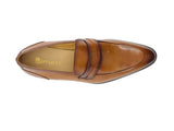 Carrucci Shoes Calfskin Modern Classic Penny Loafer