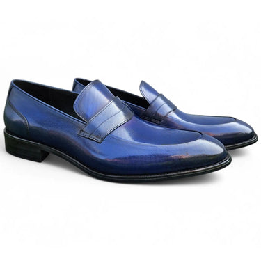 Carrucci Shoes Calfskin Modern Classic Penny Loafer