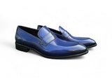 Carrucci Shoes Calfskin Modern Classic Penny Loafer