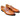 Carrucci Shoes Calfskin Modern Classic Penny Loafer in Cognac #color_ Cognac