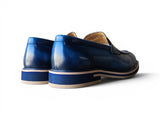 Carrucci Shoes Calfskin Penny Loafer Brown