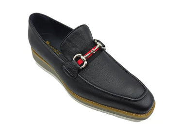 Carrucci Shoes Calfskin Horsebit Slip-On Loafer