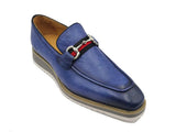 Carrucci Shoes Calfskin Horsebit Slip-On Loafer