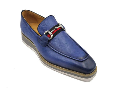 Carrucci Shoes Calfskin Horsebit Slip-On Loafer
