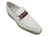 Carrucci Shoes Calfskin Horsebit Slip-On Loafer