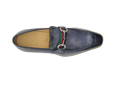 Carrucci Shoes Calfskin Horsebit Slip-On Loafer