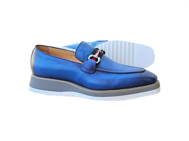 Carrucci Shoes Calfskin Horsebit Slip-On Loafer