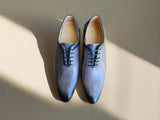 Carrucci Shoes Calfskin Whole Cut Oxford Dress Shoe