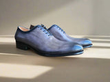 Carrucci Shoes Calfskin Whole Cut Oxford Dress Shoe