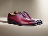 Carrucci Shoes Calfskin Whole Cut Oxford Dress Shoe