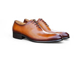 Carrucci Shoes Calfskin Whole Cut Oxford Dress Shoe