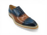Carrucci Shoes Cap Toe Brogue Oxford Dress Shoe