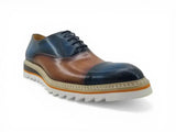 Carrucci Shoes Cap Toe Brogue Oxford Dress Shoe