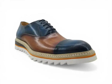 Carrucci Shoes Cap Toe Brogue Oxford Dress Shoe