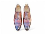 Carrucci Shoes Cap Toe Leather Oxford Dress Shoe