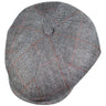 Capas Italian Palermo Newsboy Cap in Grey