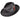 Capas The Untouchable Toyo Straw Center Crease Fedora in Black