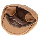 Capas 8 4 w Earflaps Italian Wool Newsboy Cap
