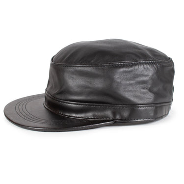 Capas Military in Black Leather