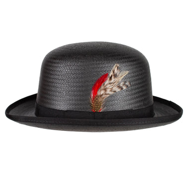 Capas Derby Straw Bowler Hat
