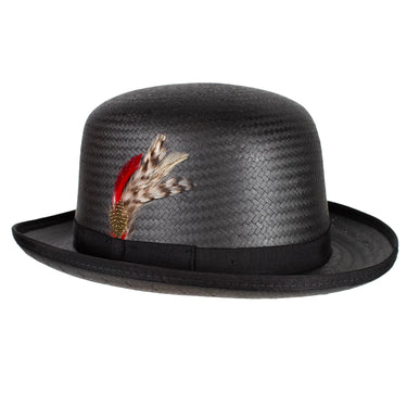 Capas Derby Straw Bowler Hat