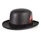 Capas Derby Straw Bowler Hat