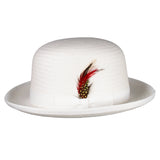 Capas Derby Straw Bowler Hat