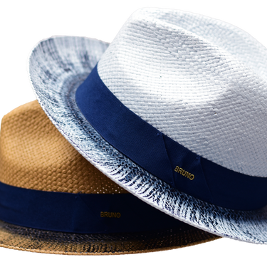 Bruno Capelo Castro Natural Straw Snap Brim Fedora