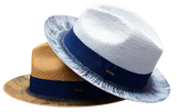 Bruno Capelo Castro Natural Straw Snap Brim Fedora