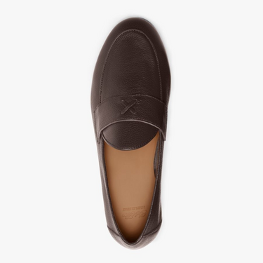 Men's Brown Pebbled Leather Centesimo