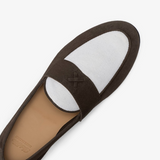 Men's Brown Suede & White Canvas Centesimo