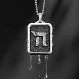 Chai Pendant - Sterling Silver — view 3