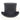 Ferrecci Premium Top Hat in Charcoal Wool Victorian Elegance in