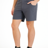 Everyday Stretch Shorts with a Comfortable Built-In Liner - Denim Style- Grey
