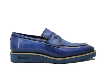 Carrucci Shoes Chic Patina Burnished Penny Loafer